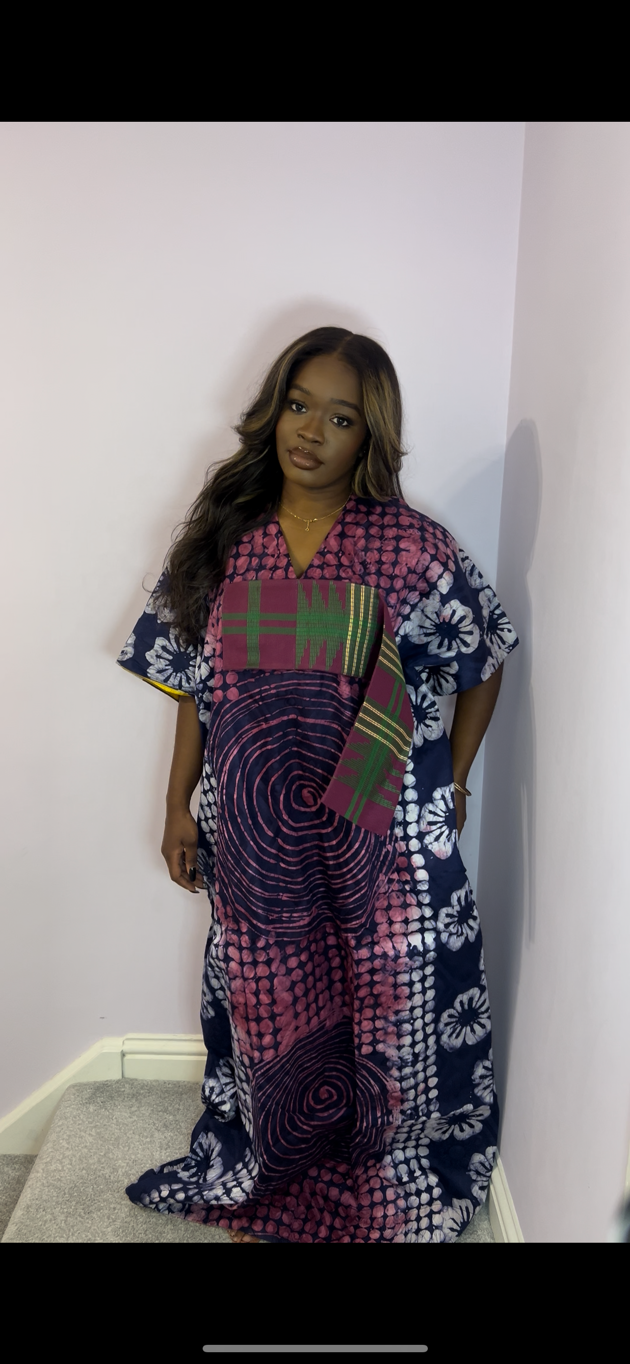 Unique multi coloured bubu one size